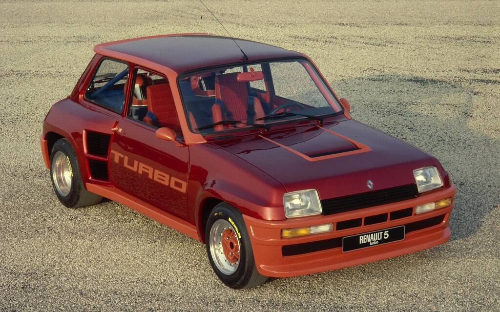 <p>Prototype de la Renault 5 Turbo (dévoilé en 1978)</p>