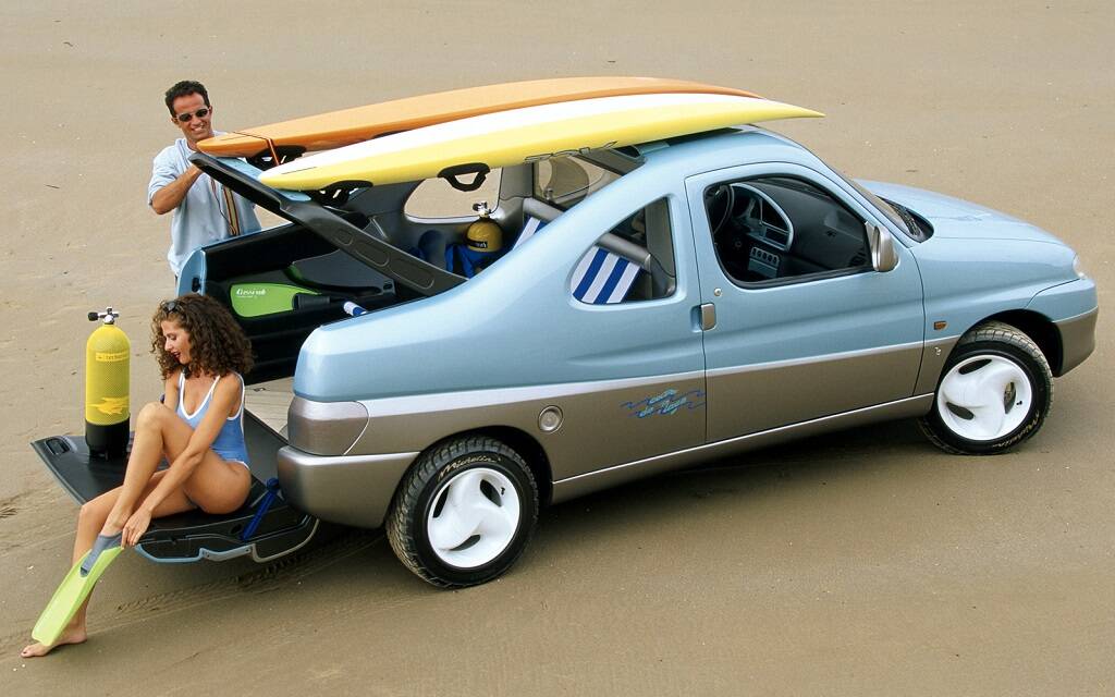 <p>1996 : Citroën Berlingo coupé de plage</p>