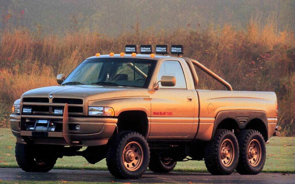 <p>1998 : Dodge T-Rex 6x6</p>