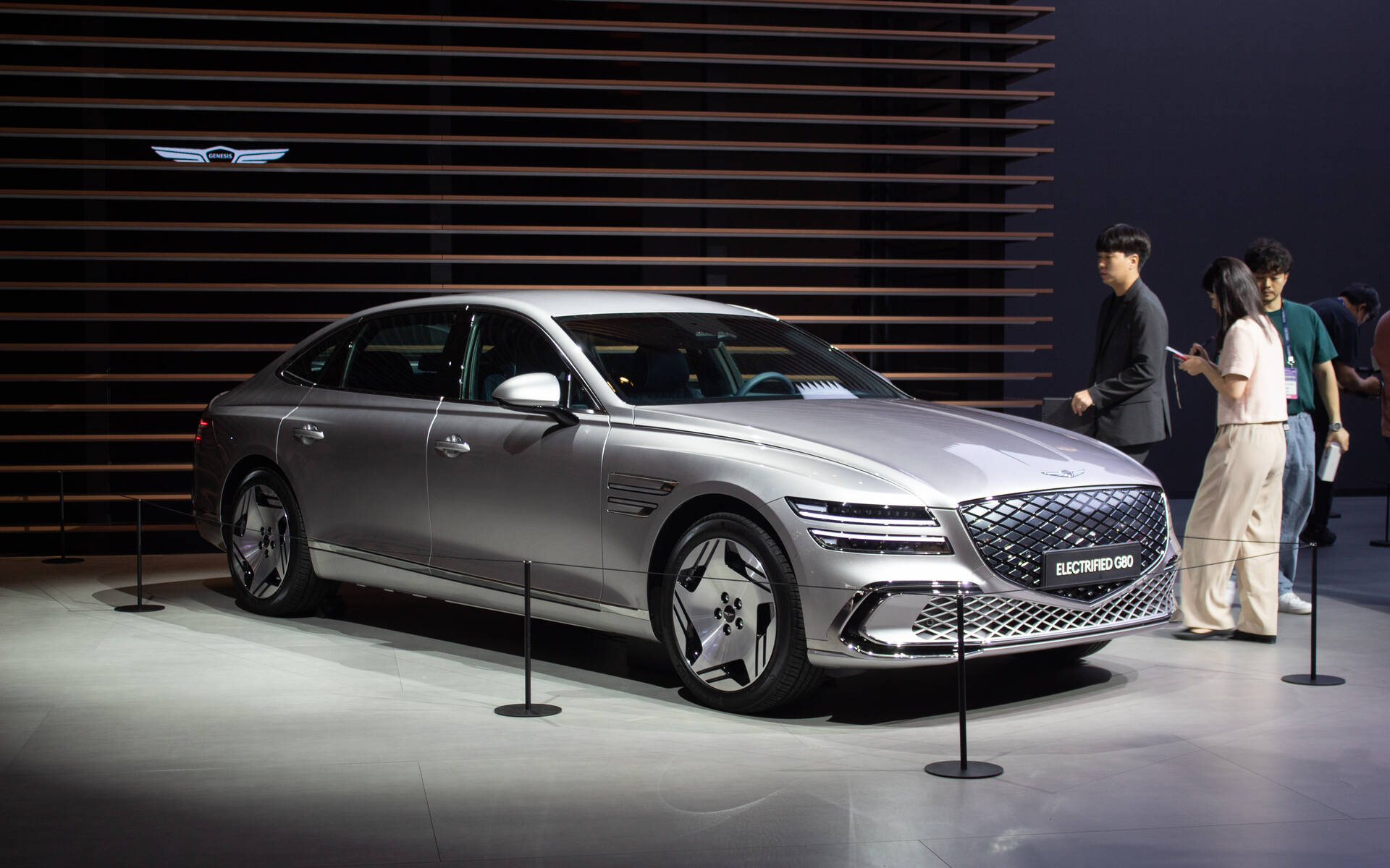 <p>2026 Genesis Electrified G80 with longer wheelbase</p>