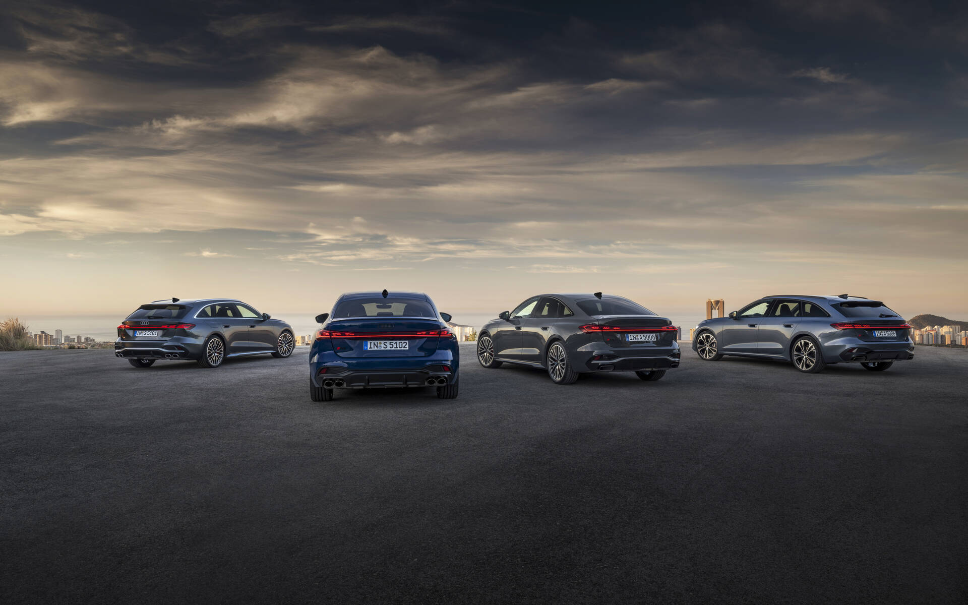 <p>Famille Audi A5 et S5 2025. Berlines et Avant.</p>