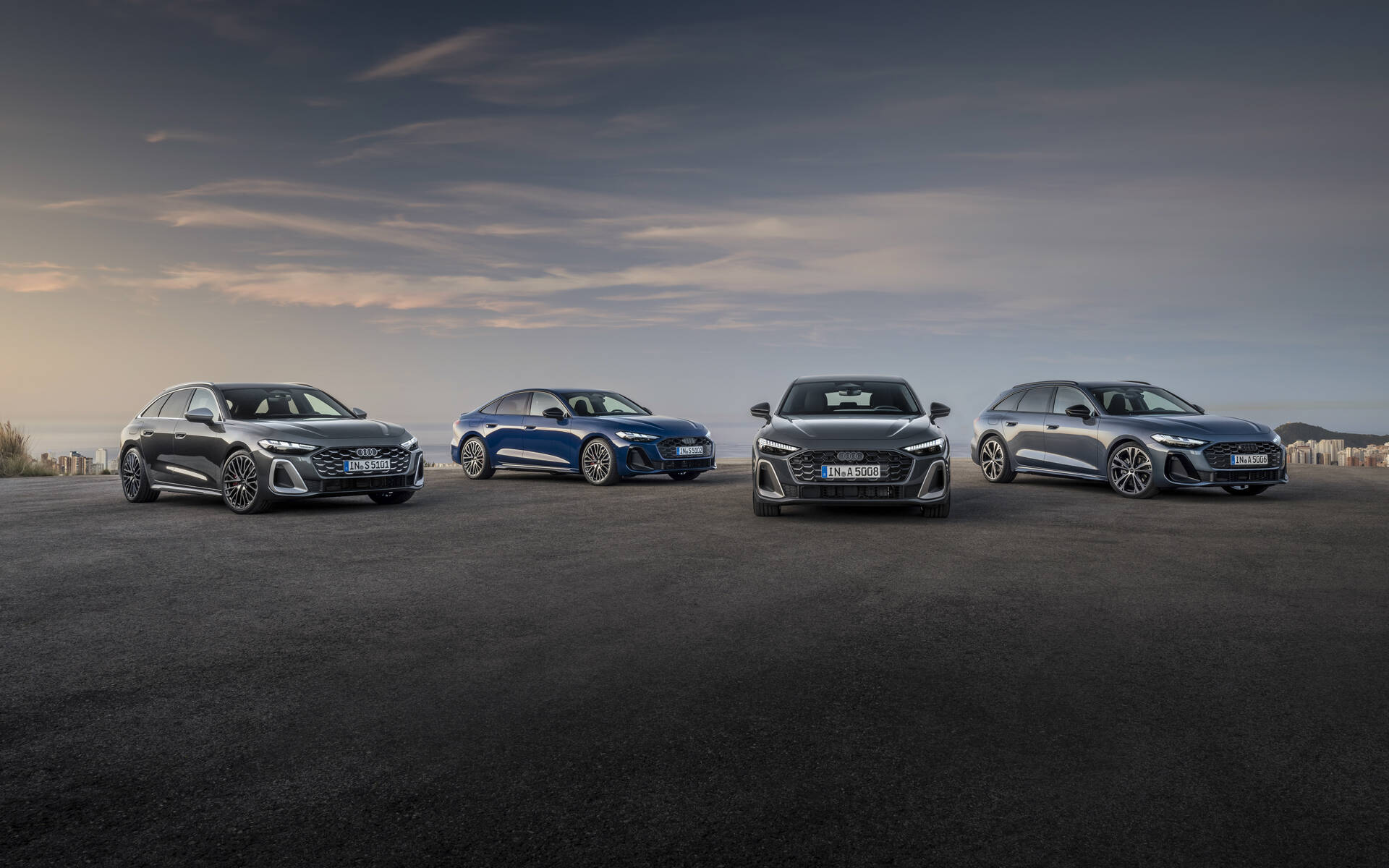 <p>Famille Audi A5 et S5 2025. Berlines et Avant.</p>