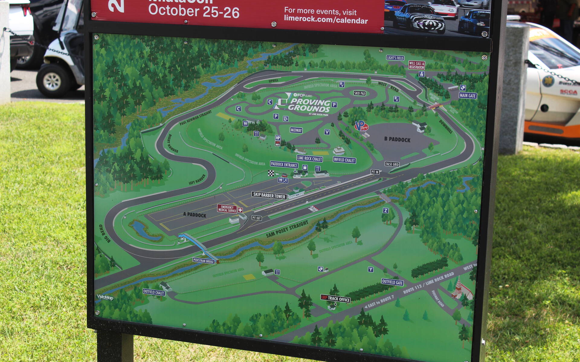 <p>Un plan du circuit de Lime Rock Park.</p>