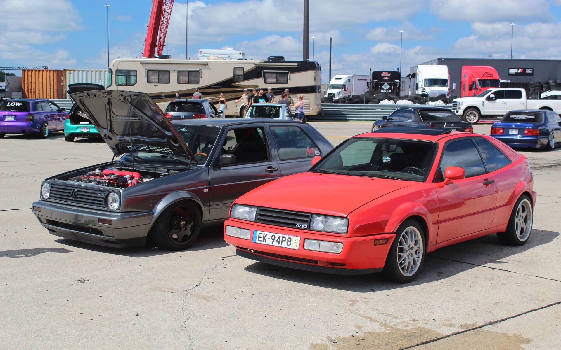 <p>MK2 Volkswagen Golf and Volskwagen Corrado</p>