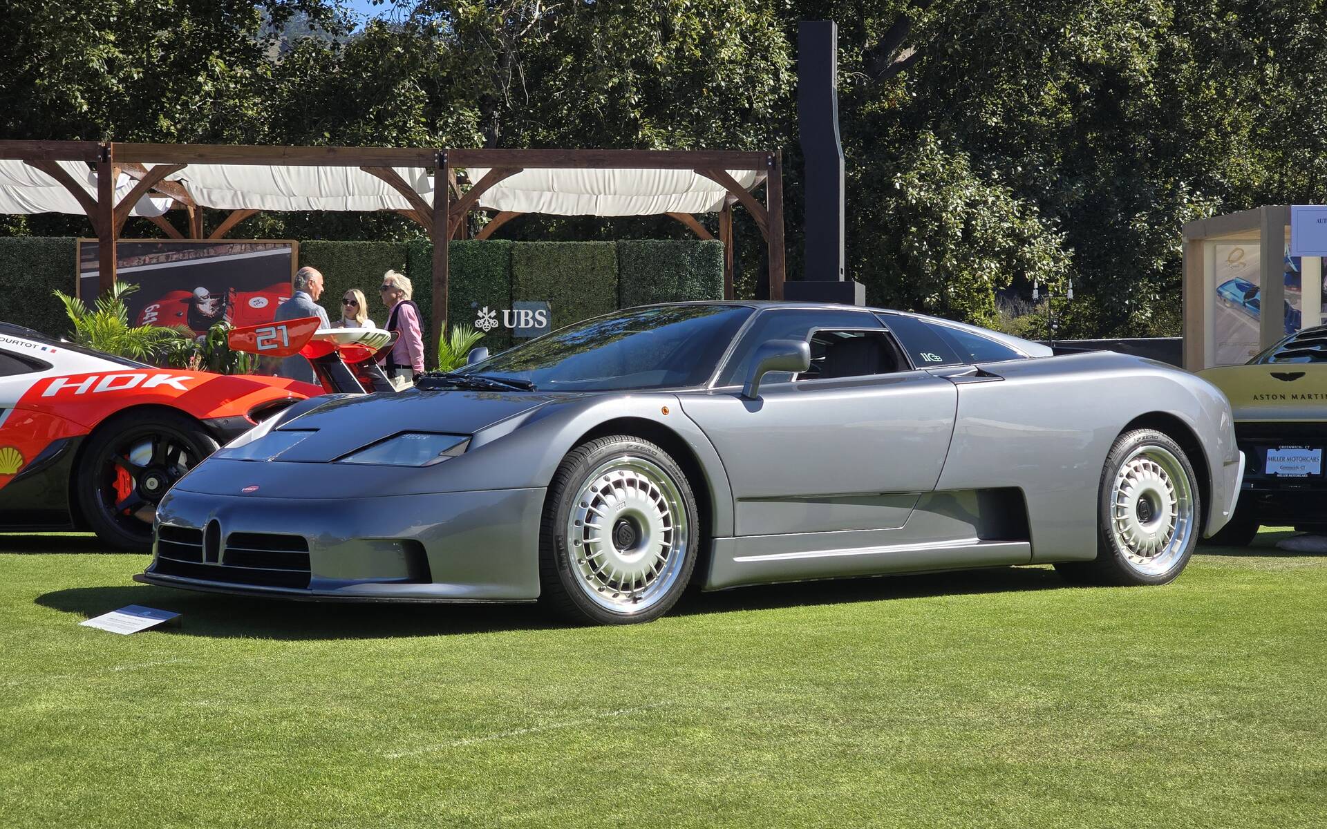 <p>Voici un superbe exemplaire de la Bugatti EB 110 GT 1993.</p>