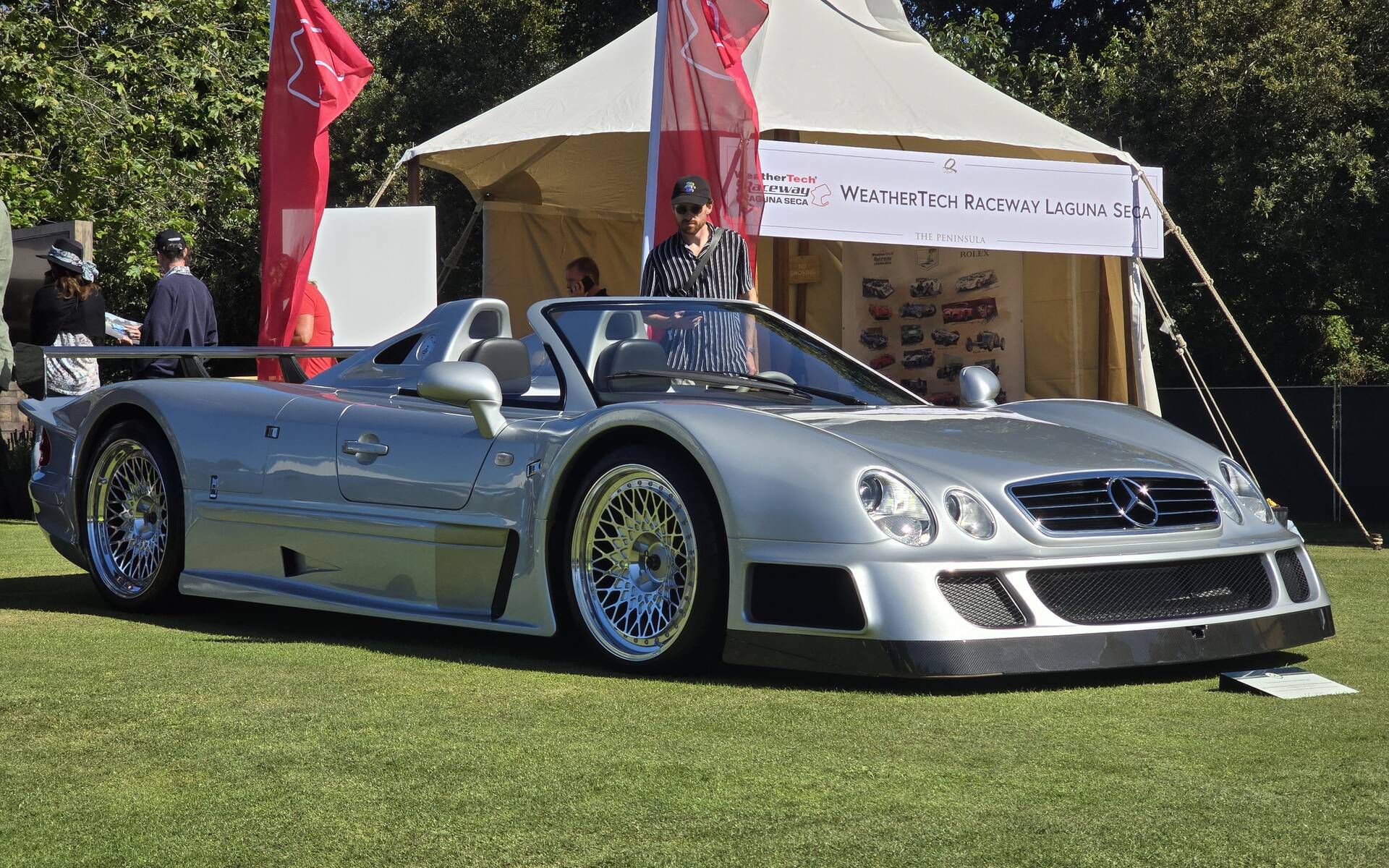 <p>Une superbe Mercedes-Benz CLK GTR Roadster 2002.</p>