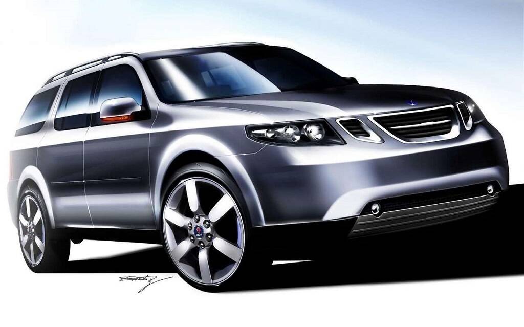 <p>Étude de style du Saab 9-7X</p>