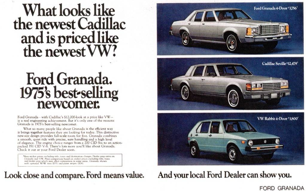 <p>Publicité Ford Granada 1975</p>