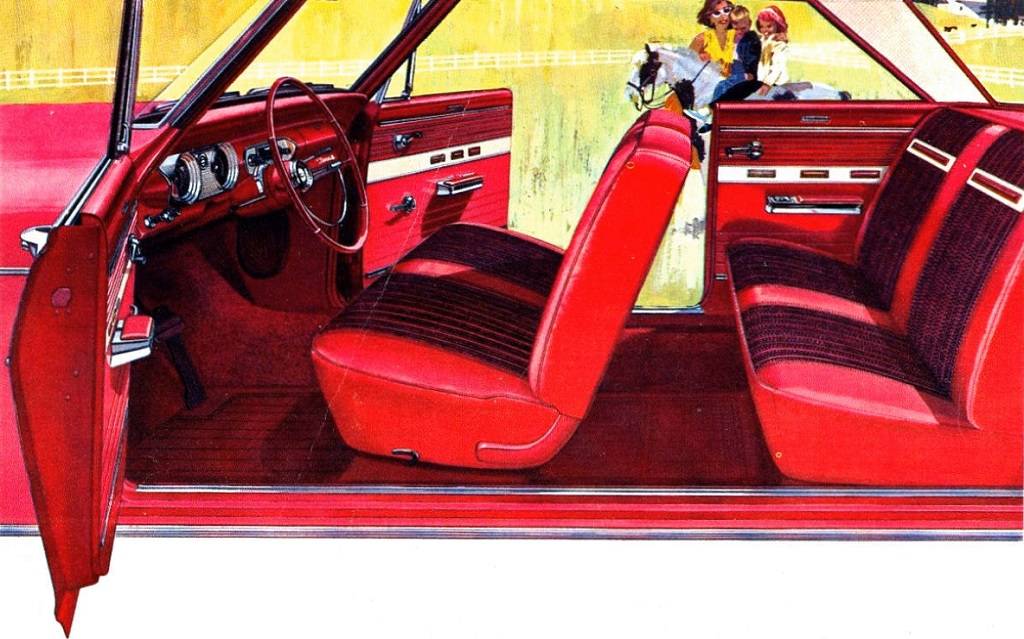 <p>Intérieur Chevrolet Chevy II 1962</p>