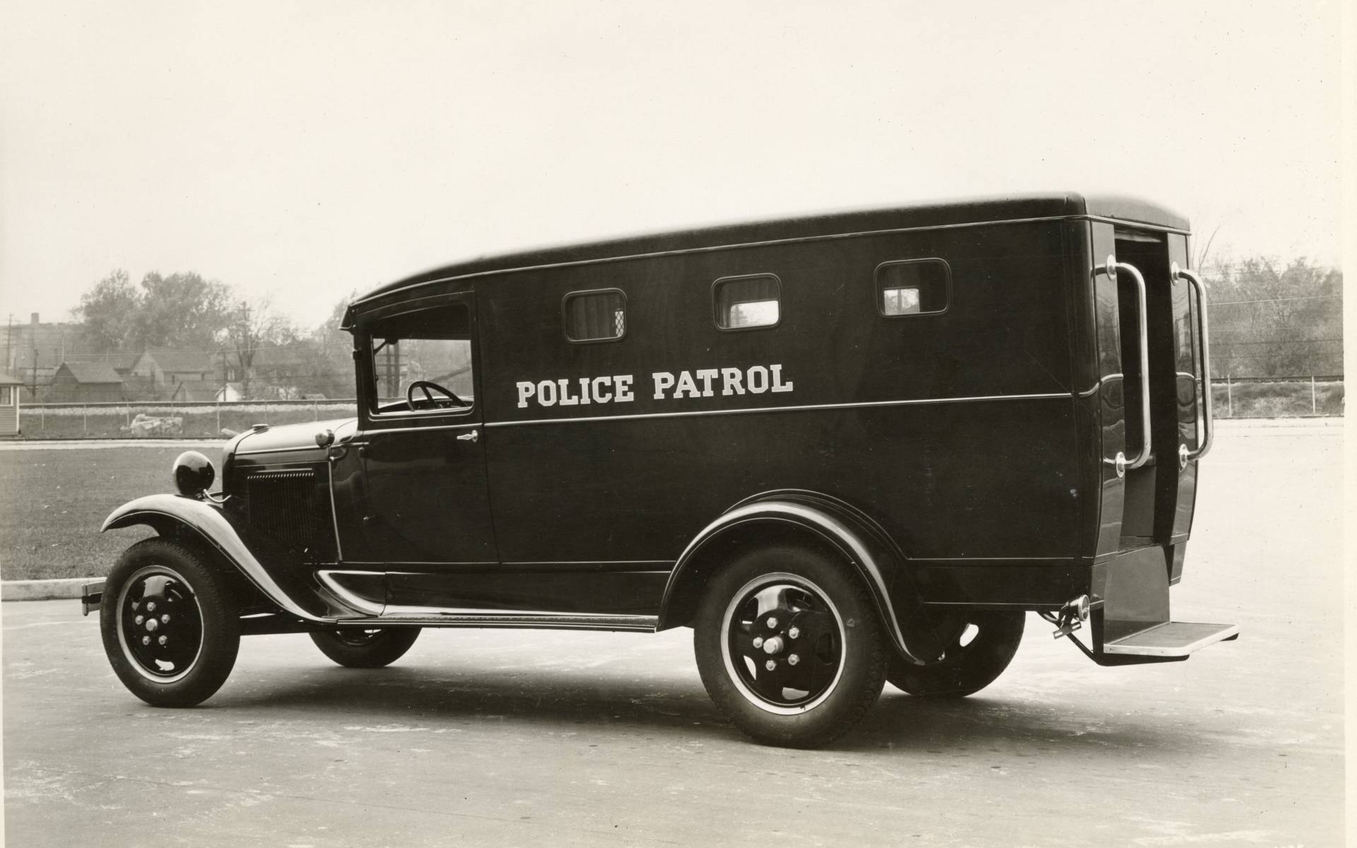 <p>1930 Ford Model AA paddy wagon</p>