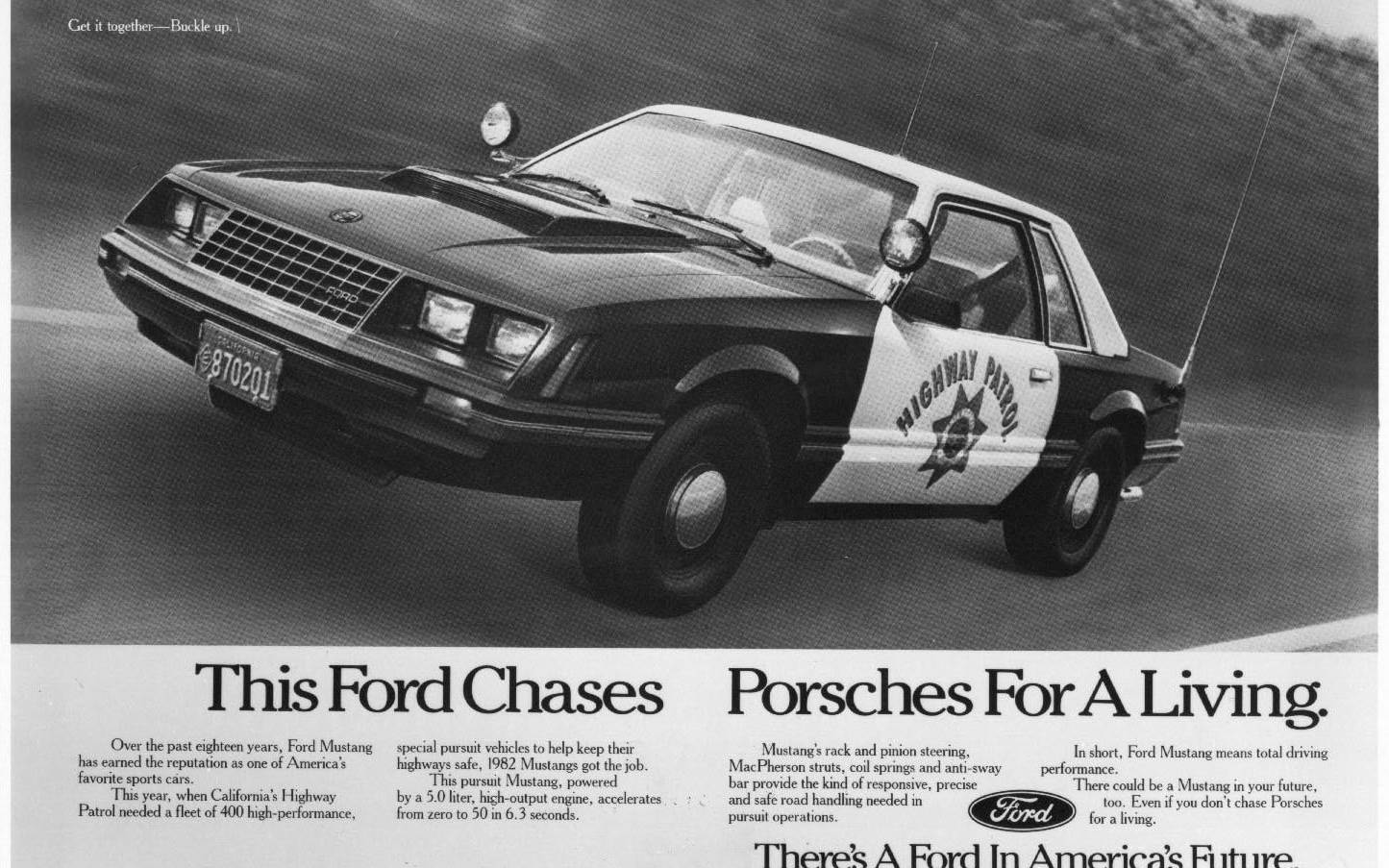 <p>1983 Ford Mustang Police</p>