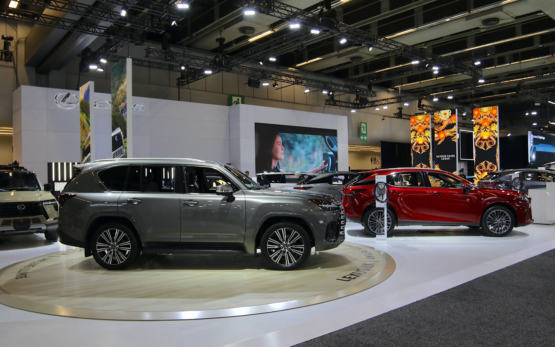 <p>Lexus booth</p>