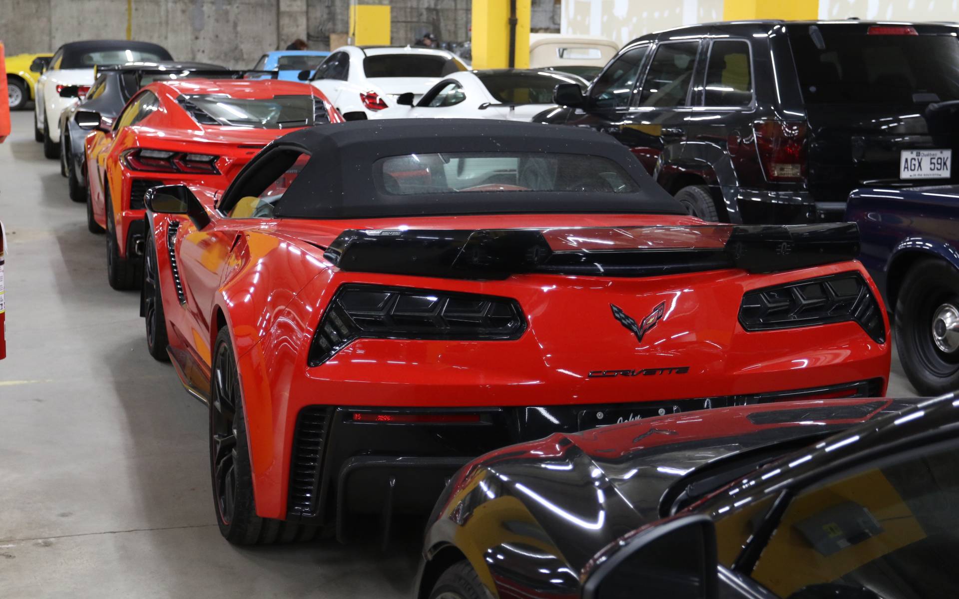 <p>Chevrolet Corvette C7 et C8</p>