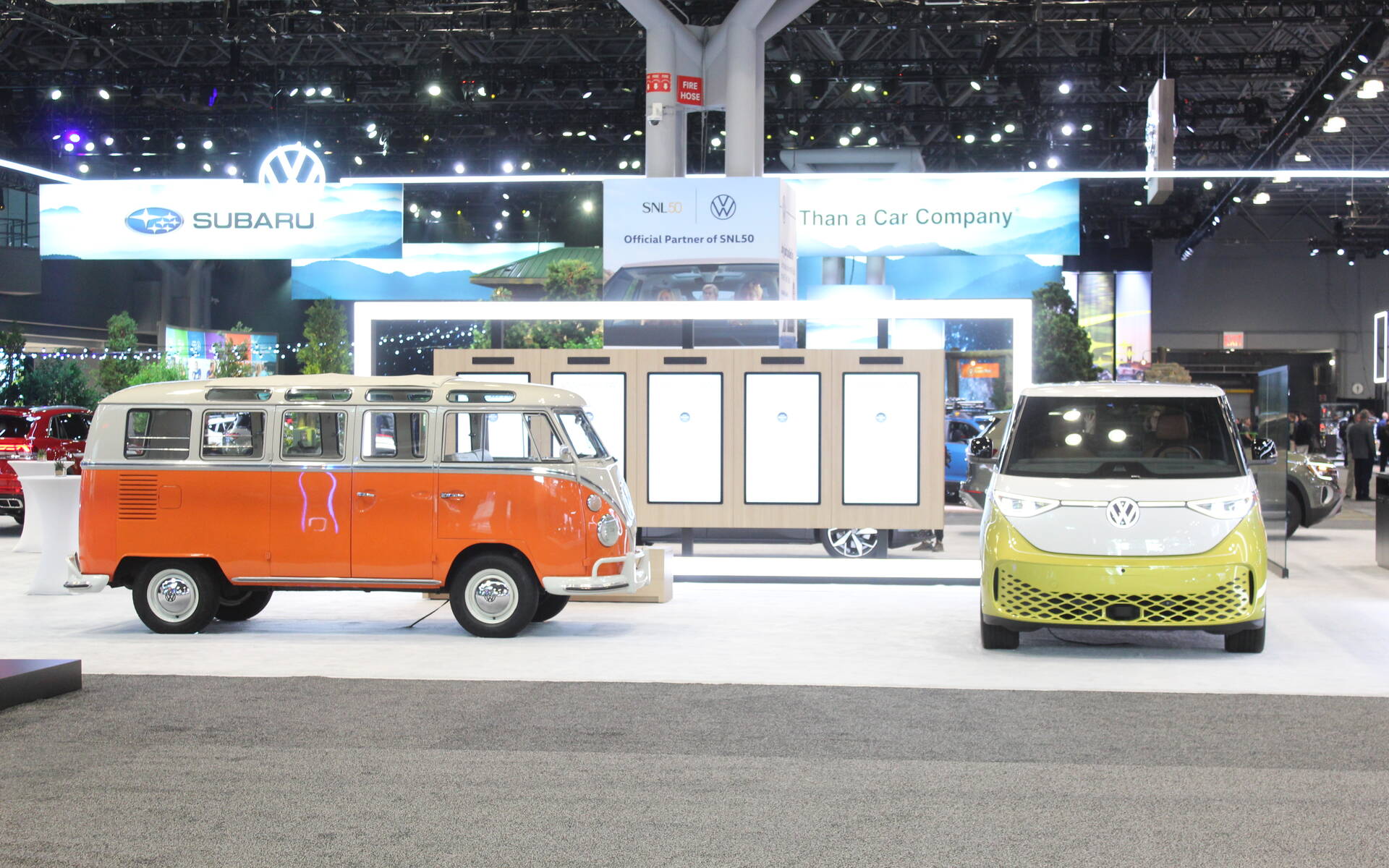 <p>Volkswagen Type 2 and 2025 ID. Buzz</p>