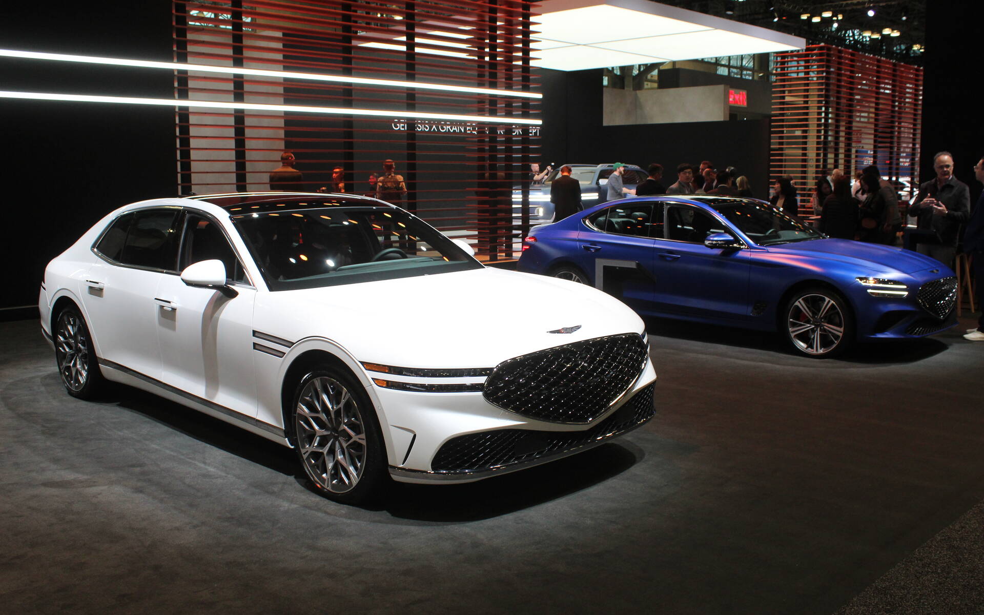 <p>Genesis G90 and G70</p>