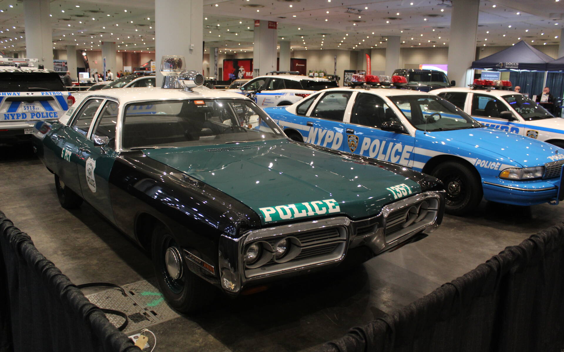 <p>Classic NYPD police cars</p>