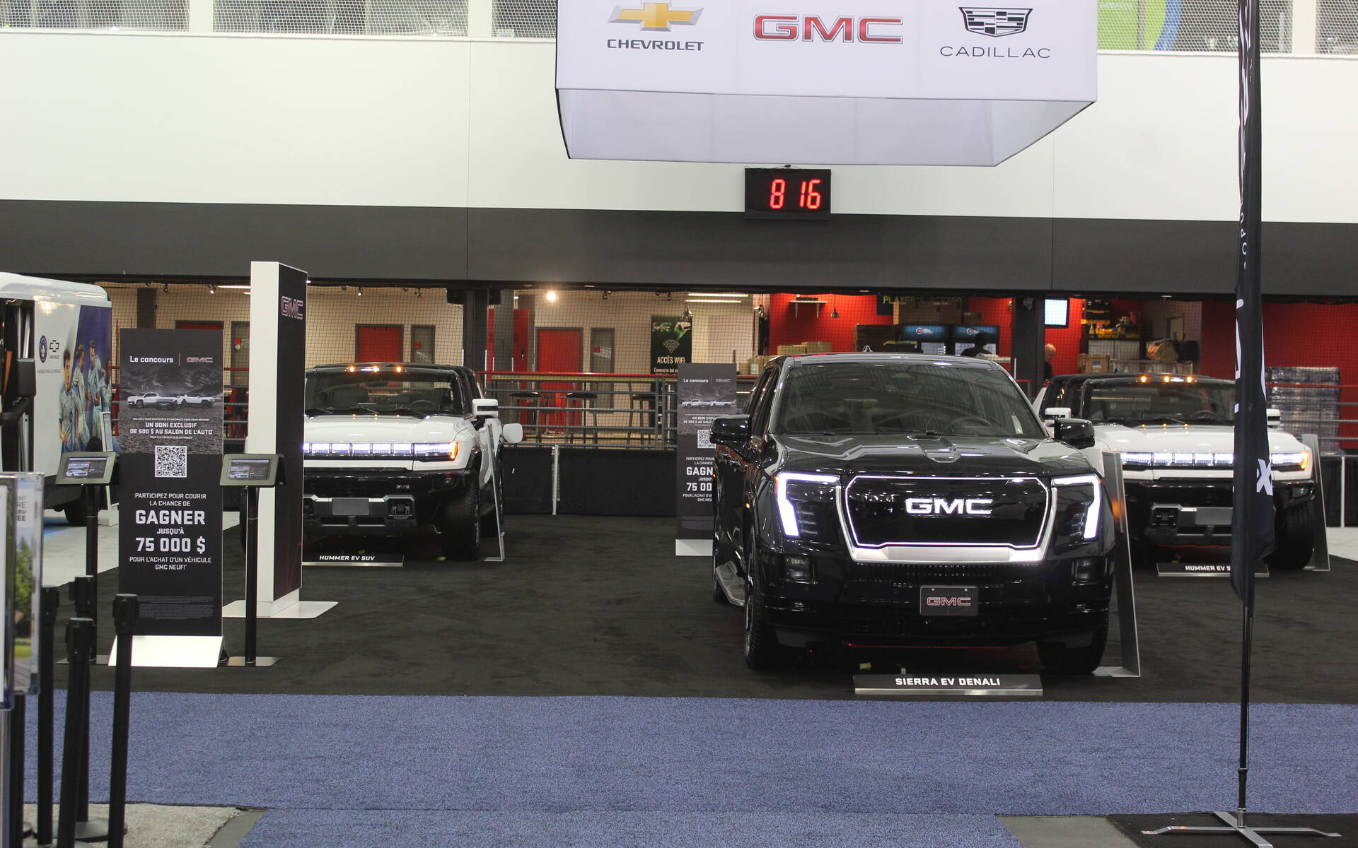 <p>Le kiosque de GMC</p>