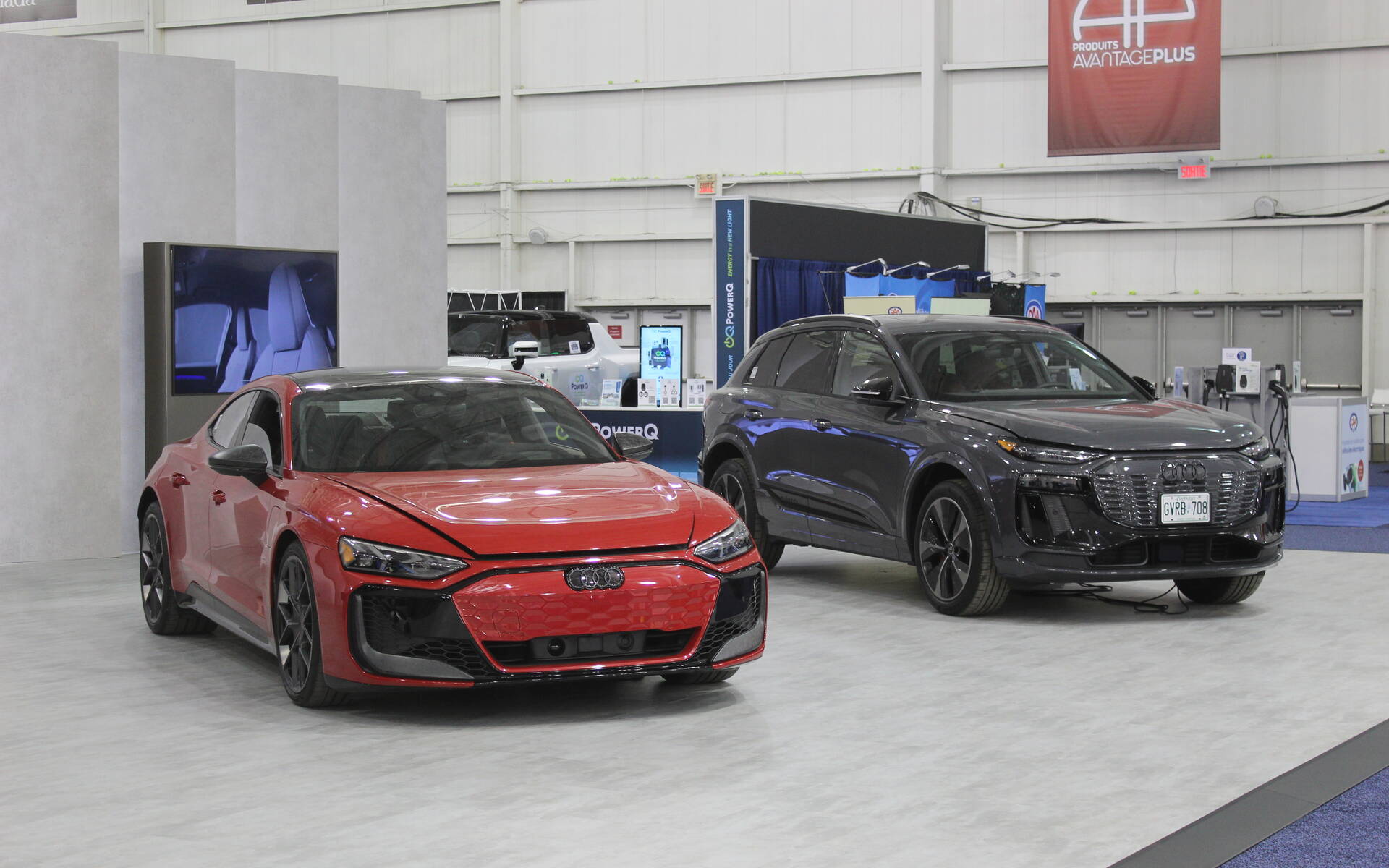 <p>De gauche à droite : Audi e-tron GT et Q6 e-tron</p>