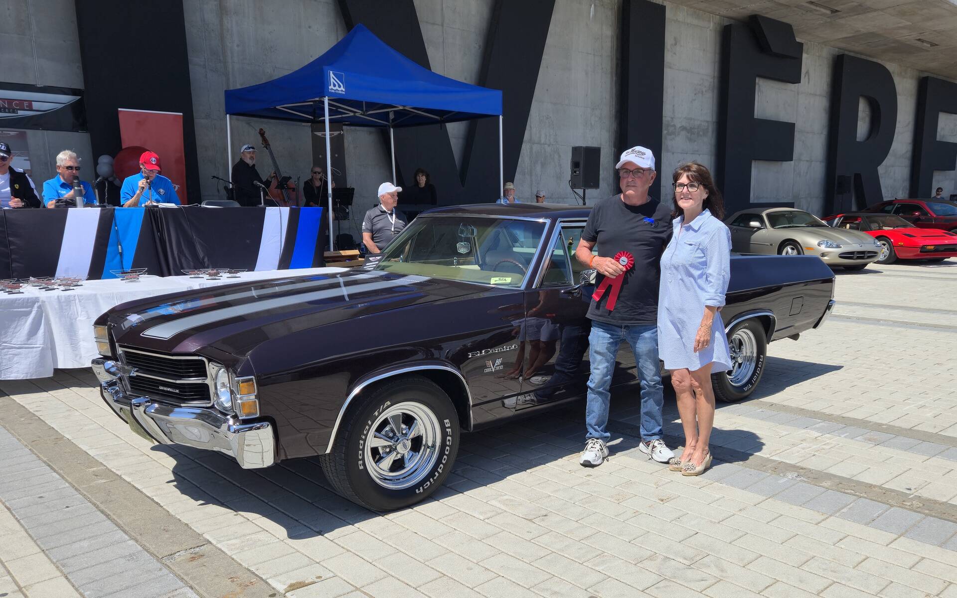 <p>La Chevrolet El Camino 1971 de Pierre Beauchamp</p>