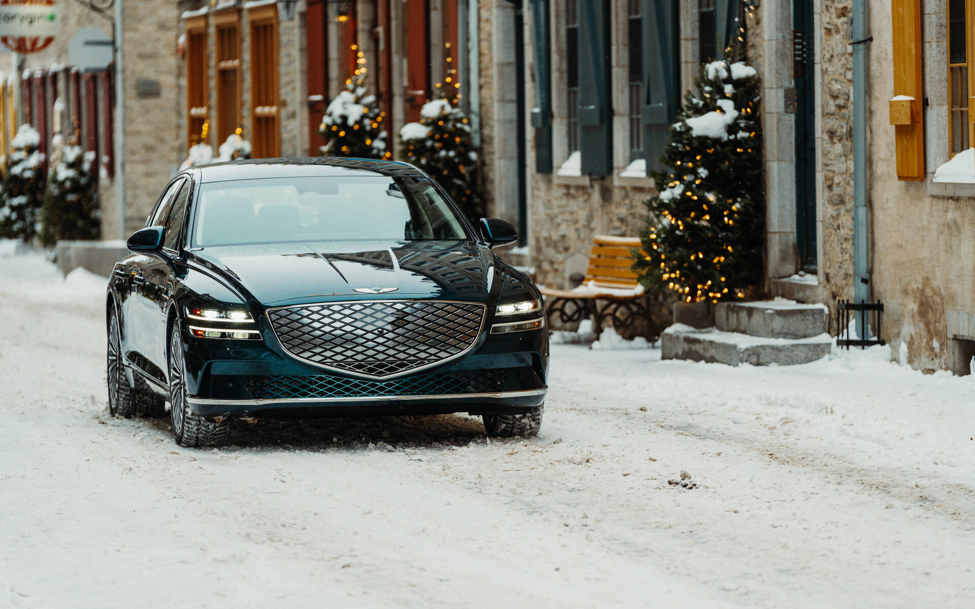 <p>Genesis G80 Électrifiée</p>