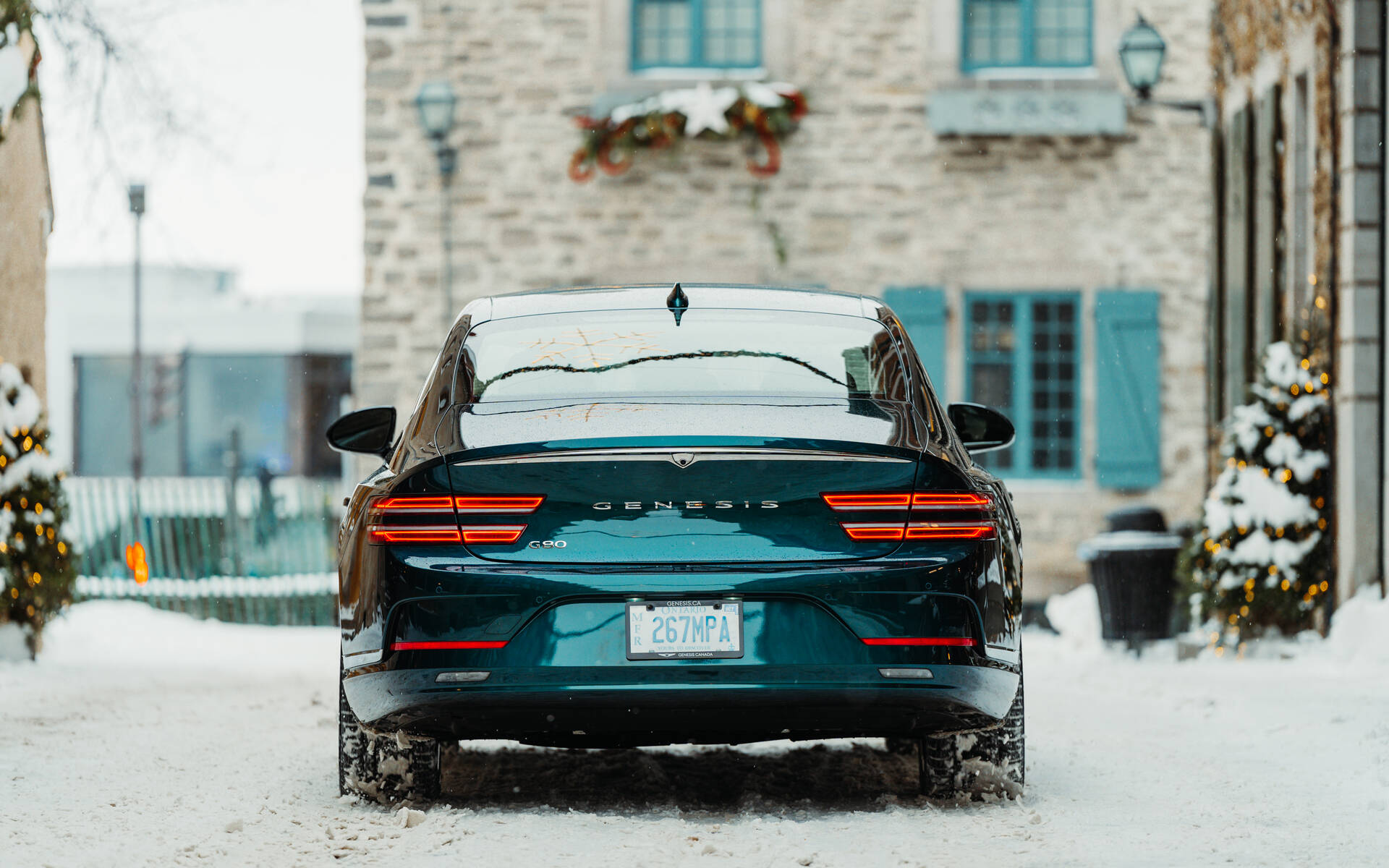 <p>Genesis G80 Électrifiée</p>