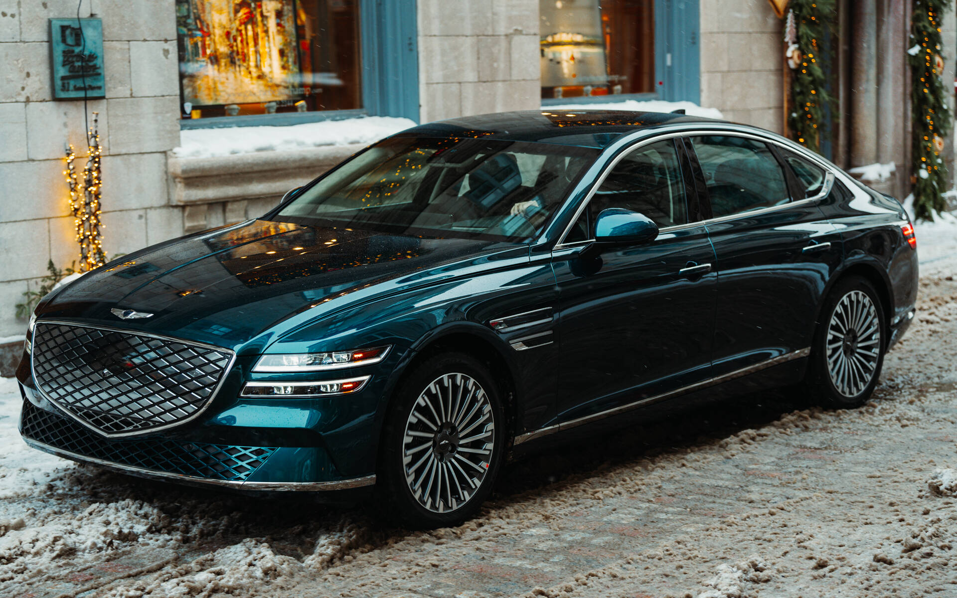 <p>Genesis G80 Électrifiée</p>