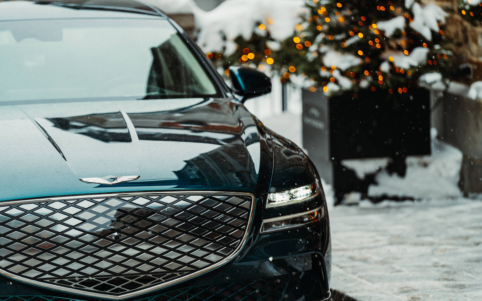 <p>Genesis G80 Électrifiée</p>