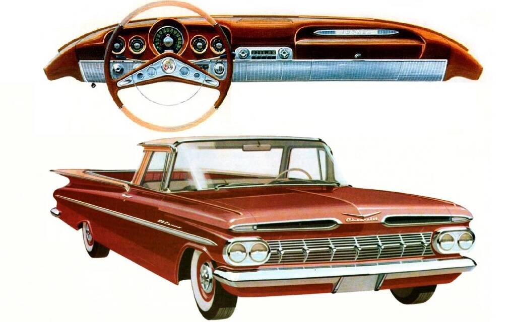 <p>Chevrolet El Camino 1959 (tableau de bord du El Camino 1960)</p>