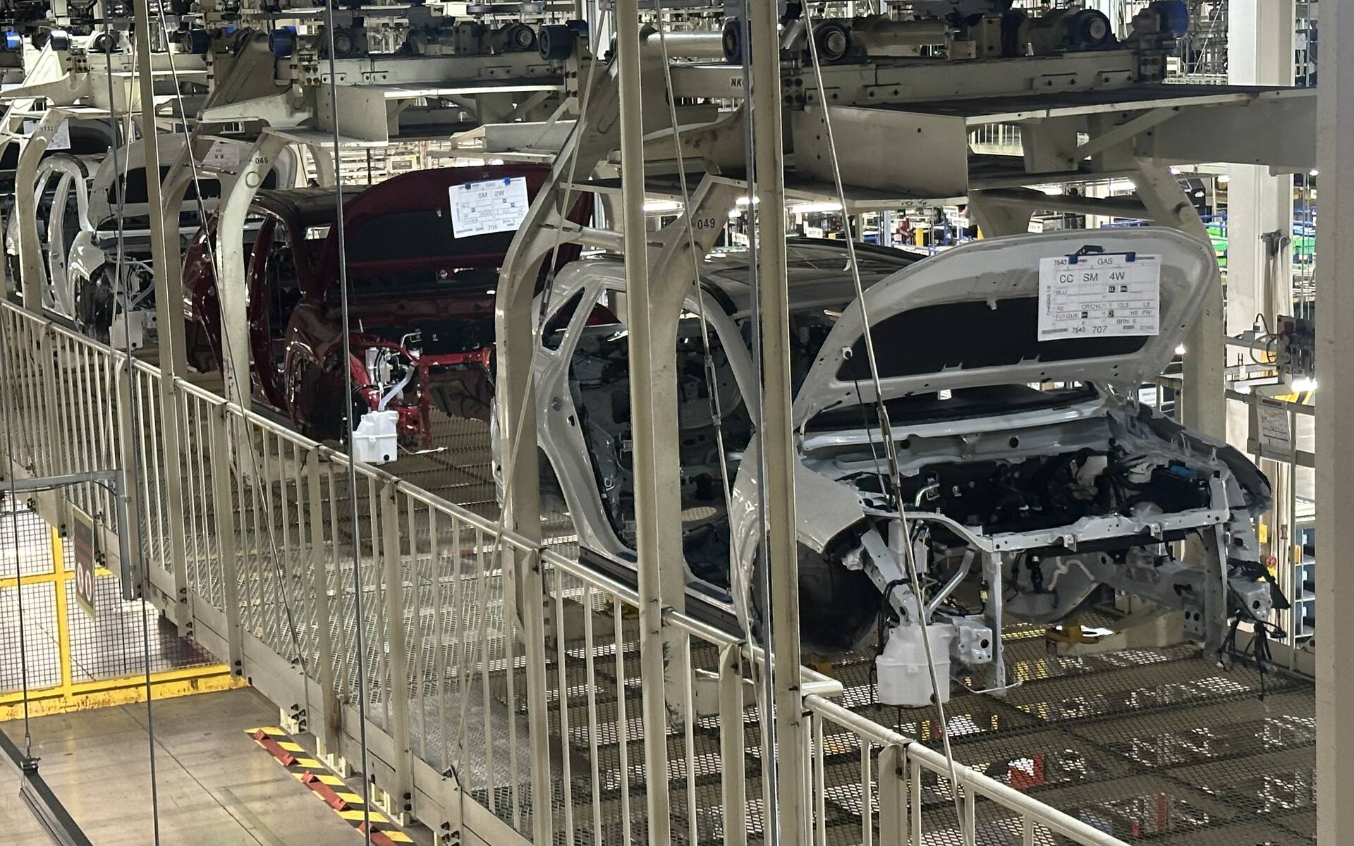 <p>Ligne d'assemblage du Toyota RAV4 (Woodstock, Ontario)</p>