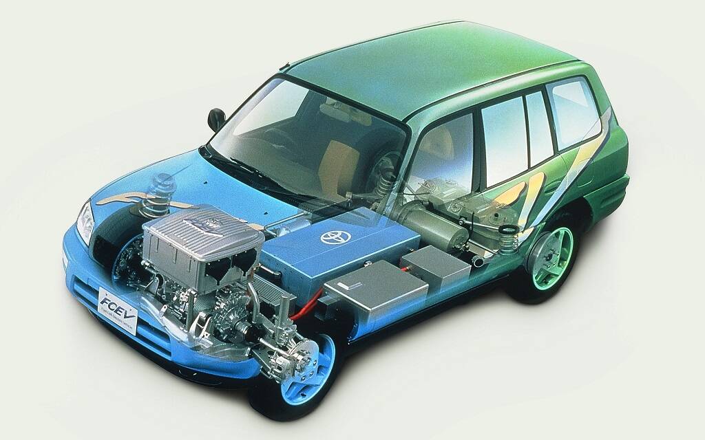 <p>Concept Toyota FCEV à pile à combustible (1997)</p>