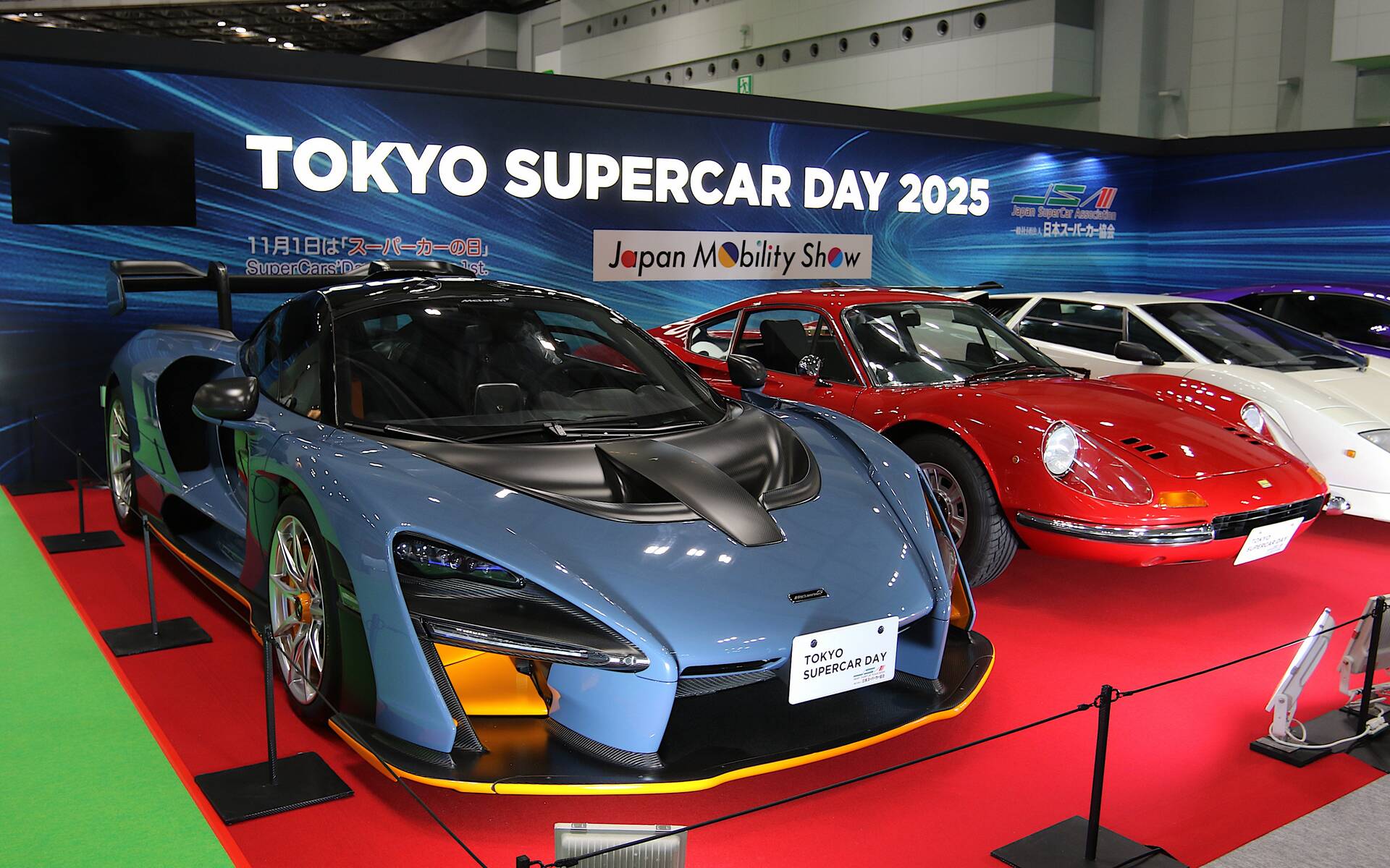 <p>McLaren Senna and Ferrari Dino 246</p>