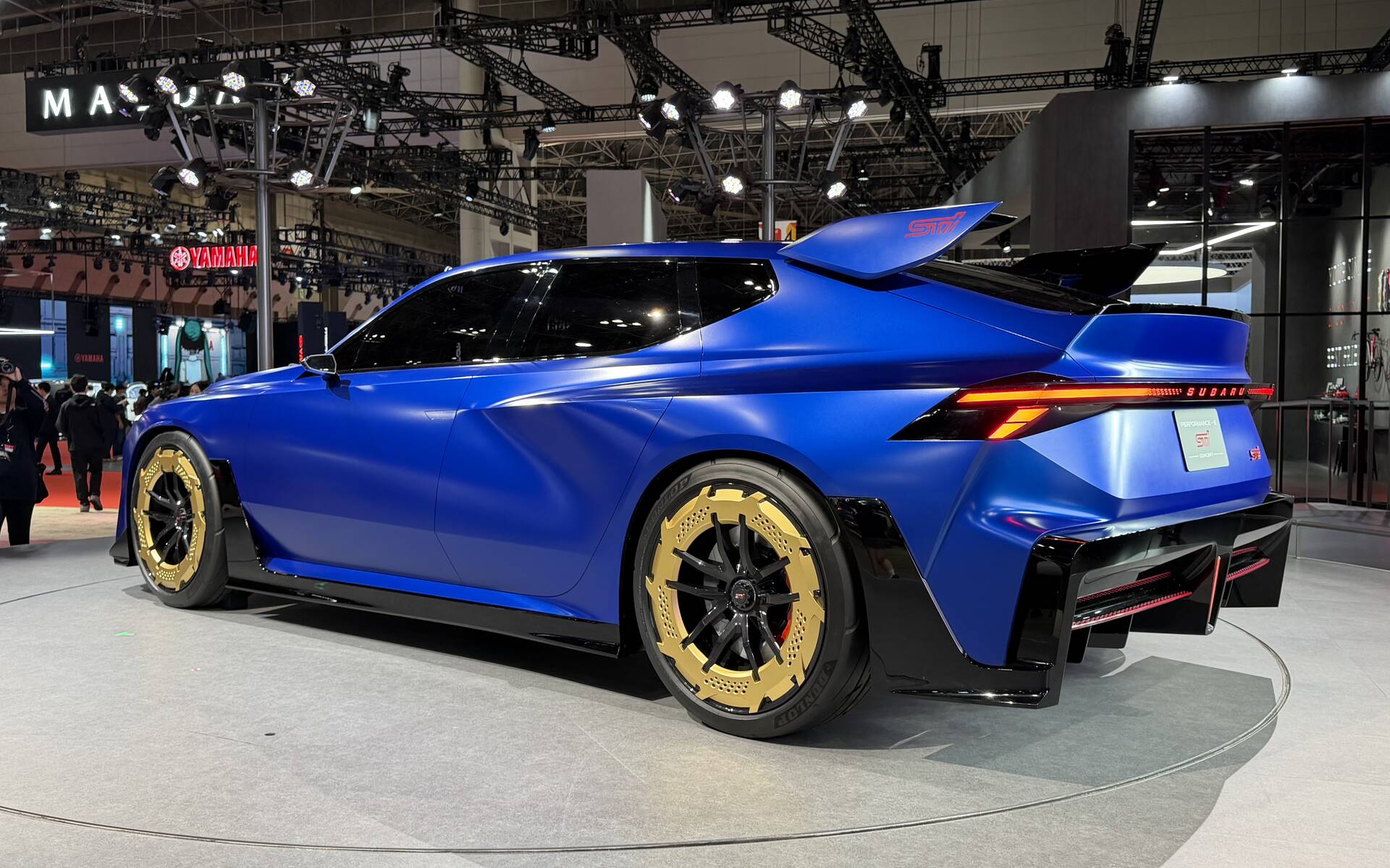 <p>Subaru Performance-E STI Concept</p>