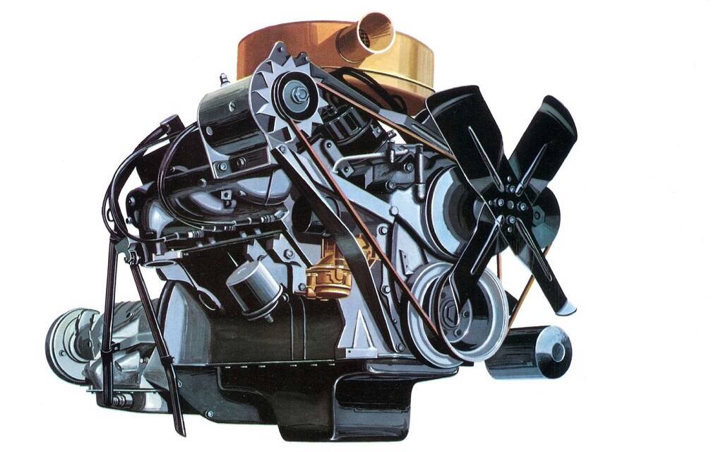 <p>Moteur Wedge 413 pc de l'Imperial 1959</p>