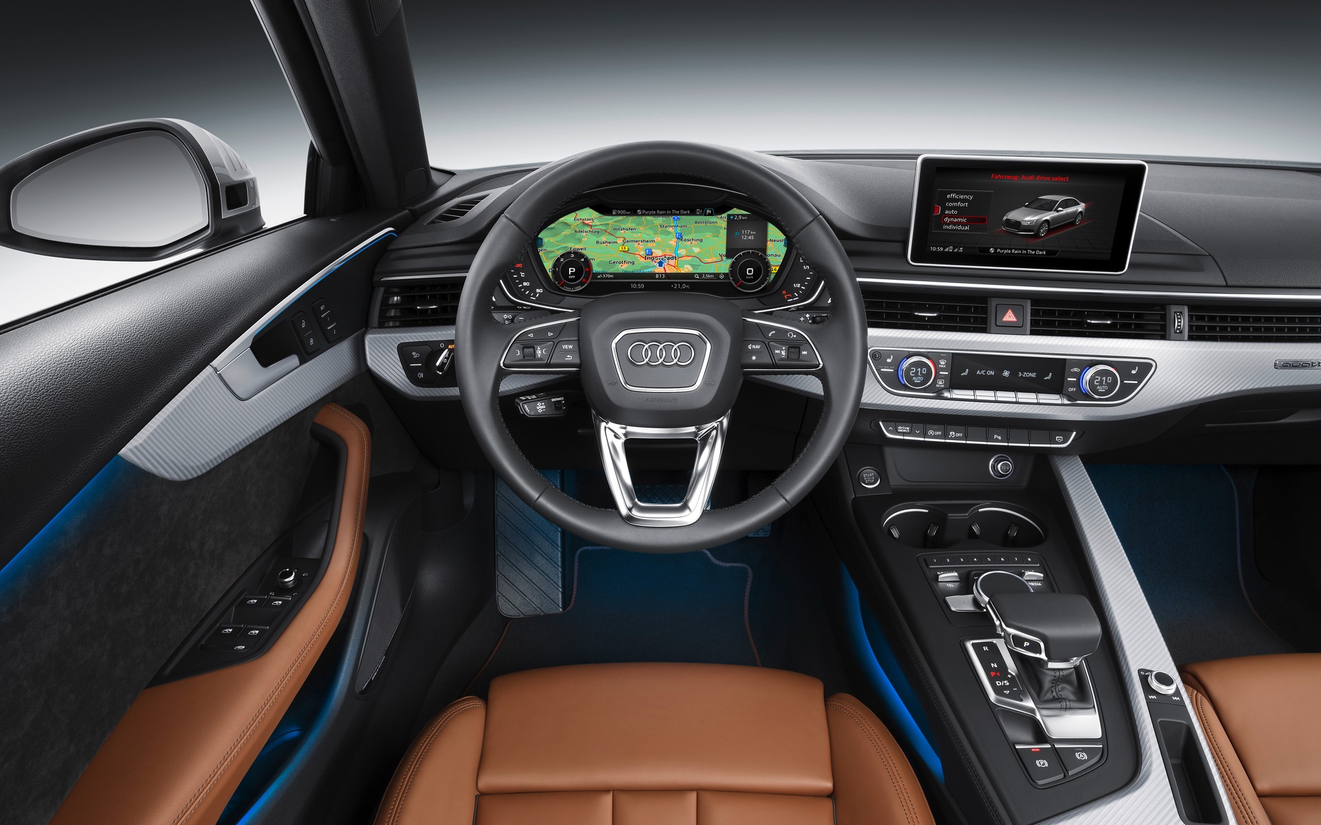 Audi virtual cockpit replaces a traditional instrument panel The 