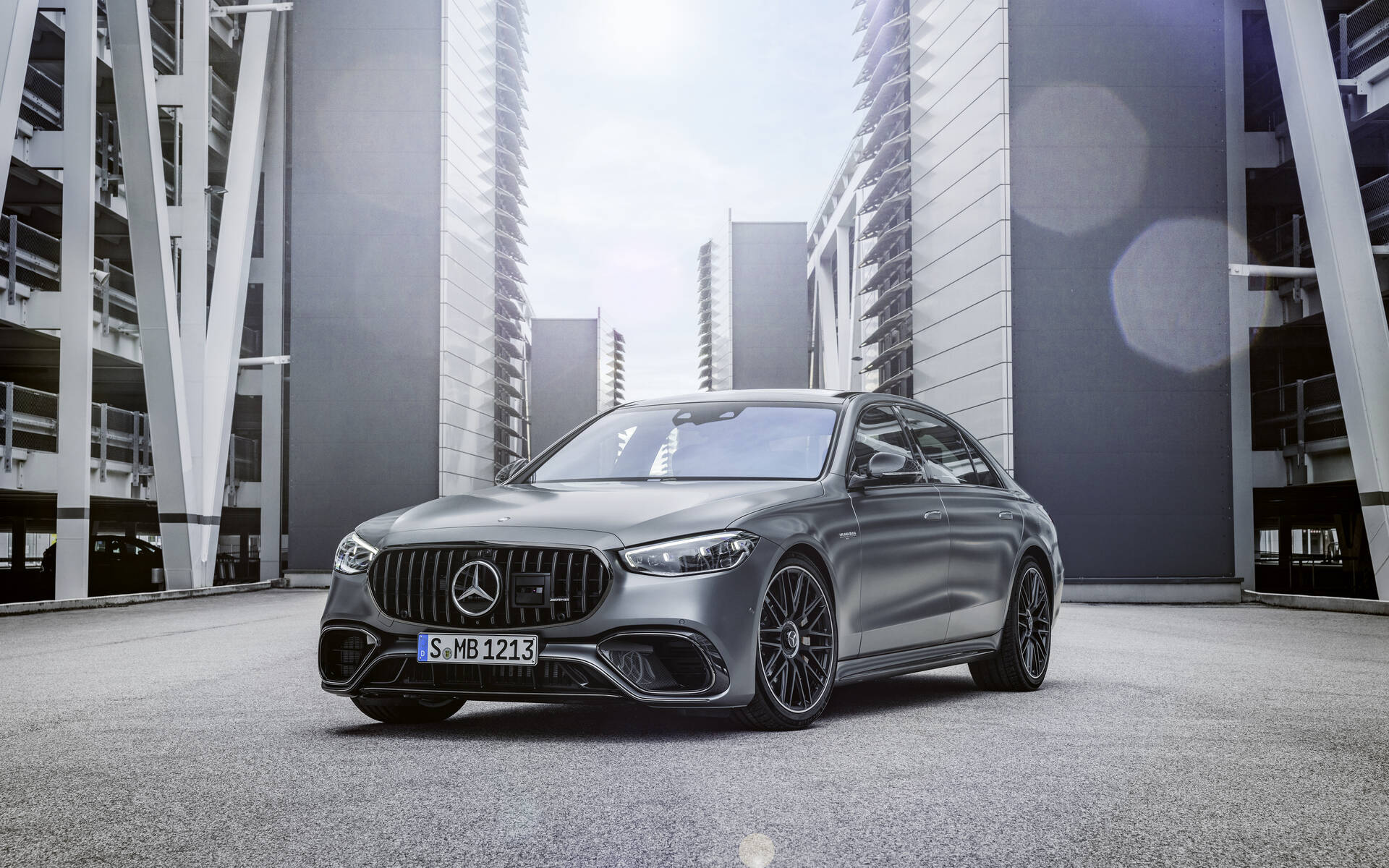 Ontto Custodia Portachiavi In Metallo E Pelle Per Mercedes Classe A, C, E, S, G, CLS, GLA, Protezione Antiurto, Nero